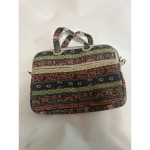 Kayond iPad Laptop Travel Bag Tribal Multi-Colored Boho Zippered 13 Wide 10 Tall